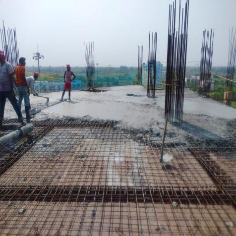 Vertical Extension of Two extra Floors of Academic Left Block (5th & 6th Floor) with Steel Structure at Maulana Abul Kalam Azad University of Technology at Haringhata, Nadia